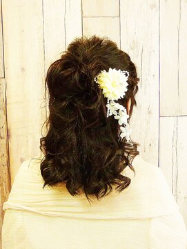 ヘアースペース ムーン(Hair Space MOON) 大人っぽいダウンの、セットスタイル。