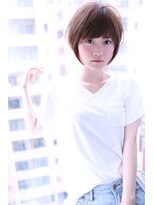 クラウドゼロ(Cloud zero)&nbsp;大人かわいいモーブカラー小顔ショートボブ【Cloud zero】