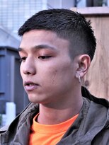 ガズル ハラジュク(GUZZLE HARAJUKU)&nbsp;撫でつけベリーショートスタイル