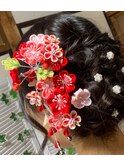 成人式ヘアセット
