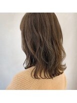 ルディー バイ ヘアーポケット(rudii by HAIR POCKET)&nbsp;ミルクティーベージュ×ミディアムレイヤー