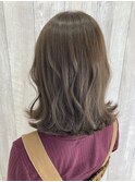 【CIEL 佐藤】ロブ　ベージュ　イルミナカラー