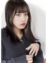 グランアージュ 池袋東口店(grandage)&nbsp;外ハネ可愛いダークグレージュフレーミングインナーカラー池袋