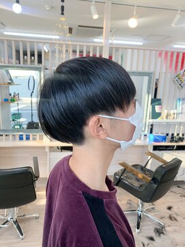 フリーダムメルシー(freedom Merci) ■ノースタイリング サラツヤツーブロックマッシュ