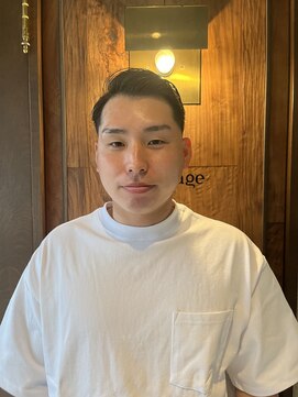 リバレッジ 広尾(Leverage) 七三スキンフェード