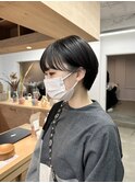 黒髪ショートボブ