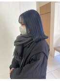 Lia　ブリーチ毛で作るブルーブラック