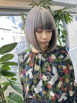 イエナ 渋谷(IENA) アウターカラー シルバー 水色カラー、ハイトーン、推しカラー