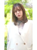 レイヤーカット×くびレイヤー×ナチュラルストレート