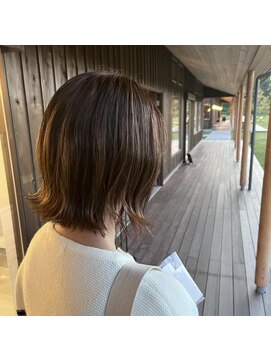 ログ(Log) 白髪ぼかしハイライト