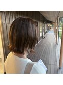 白髪ぼかしハイライト