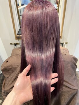 リノ(Lino) 10代20代【ハイトーンカラー】ローズピンクベージュ