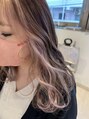 ヘアーアンドメイク ブロッサム 志木南口店(HAIR&MAKE Blossom)&nbsp;耳周りだけ明るめのイヤリングカラーおすすめです(^^)