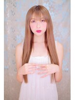 ヘアアンドメイク サファイア 豊橋店(ヘア&メイク SAPPHIRE)&nbsp;#ロング#明るめカラー#グレージュ#イエローベージュ#艶髪