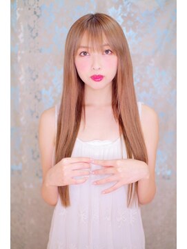 ヘアアンドメイク サファイア 豊橋店(ヘア&メイク SAPPHIRE) #ロング#明るめカラー#グレージュ#イエローベージュ#艶髪