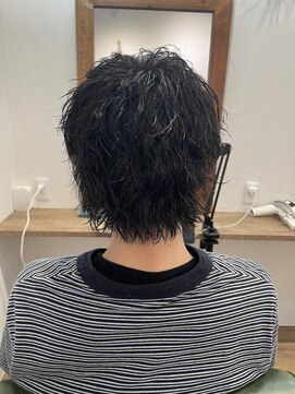 リアン(Lien) マッシュウルフ×ニュアンスパーマ