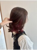 大人ブラウンピンクカラー