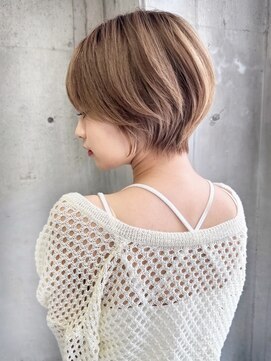 ロンドローズ 名古屋(Lond damaskRose) 学割 ブリーチなしダブルカラー ブリーチ 髪質改善 ボブ 850