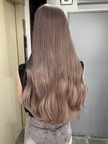 ペレ 栄店(PELE)&nbsp;デザインカラー/レイヤーカット/ウェットヘア/オリーブベージュ