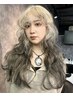 カット+ケアブリーチ2回+デザインカラー ￥25300～
