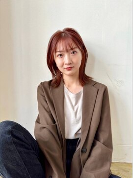 セイル(Sail) 外ハネボブ×オレンジブラウン