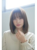 大人可愛いミディアムボブレイヤー　