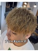 #ブリーチカラー#メンズパーマ#メンズカット#下関美容室