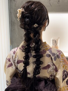 シェリ(Cheri) 浴衣 ヘアアレンジ