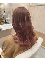 シダ(sida)&nbsp;「ブリーチ毛　ピンクブラウン 」