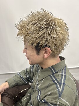 シェミール(CHEMIR) ニシグチstyle【スパイキーショート/ホワイトベージュ】