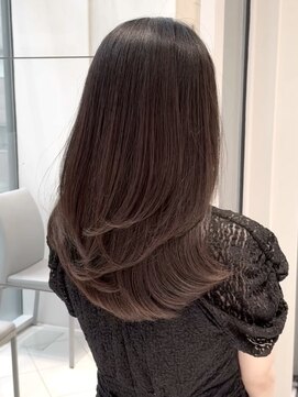 ザックギンザ(ZACC ginza) 赤みなしグレージュ/ワンカールレイヤー