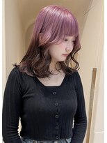 マーシィ(MARCIE)&nbsp;くすみピンク×チョコレートブラウン