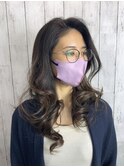 【ロング】【グラデーション】【大人女子】