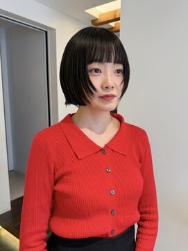 ローネス(LONESS) ぷつっとボブ　シャギーボブ　顔まわりレイヤー　マッシュボブ