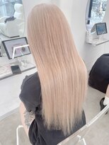 フウ(fuh)&nbsp;ミルクティーベージュ/エクステ/ロング/艶髪/ベージュカラー