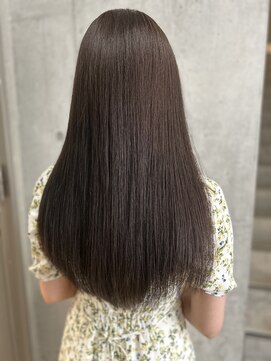 ルノン(LUNON) アプリコットオレンジくびれヘアハイライトカラー熊本