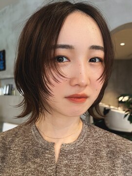 ハウ 心斎橋(how) ブリーチなしダブルカラーアプリコットオレンジレッドピンク韓国