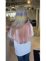 フォート(FORT)&nbsp;レイヤーカットケアブリーチダブルカラー　ユニコーン