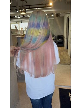 フォート(FORT) レイヤーカットケアブリーチダブルカラー　ユニコーン