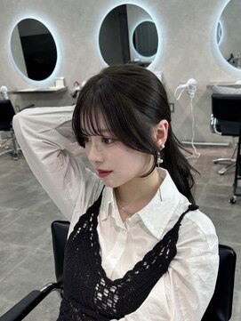 ジーニー 千葉(GENiE) クラゲヘアー/小顔に見せるヘア/ココアベージュ/千葉駅