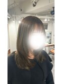 レイヤー×透明感オリーブベージュ♪