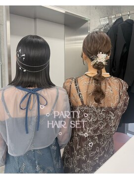 エヌアイ オモテサンドウ(ni omotesando) ☆パーティーヘアセット ヘアアレンジ お呼ばれヘア☆