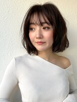 カバーヘア ブリス 戸田公園西口店(COVER HAIR bliss)&nbsp;ふんわりボブ/ダークアッシュ/似合わせカット/小顔ヘアp戸田公園