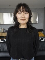 ジュール(JOULE'S)&nbsp;レイヤーパーマ/ミディアムヘア/ドライパーマ/黒髪