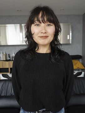 ジュール(JOULE'S) レイヤーパーマ/ミディアムヘア/ドライパーマ/黒髪