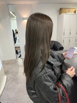 グランドライン(GRAND LINE)&nbsp;ブリーチなし　オリーブ　アッシュ　グレージュ　レイヤー