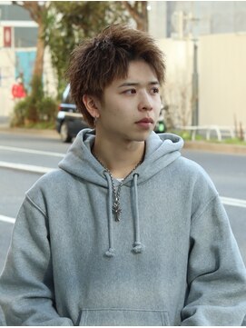 men's salon es. 新宿 メンズカット/メンズパーマ/メンズヘア【メンズサロン エス】 ニュアンスパーマ/波巻きツイストスパイラル[新宿/メンズ/men's]