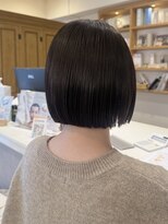 チャンプ 小阪店(Champ)&nbsp;おさまり◎丸みボブ×オリーブベージュ