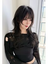 レミエ ダイカンヤマ(lemiie)&nbsp;黒髪が可愛い韓国レイヤー☆ハッシュカット/レイヤーカット
