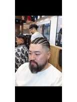 グッドラック 吉祥寺(GoodLuck)&nbsp;コーンロウ［バーバー/吉祥寺/スキンフェード／メンズ/顔剃り］